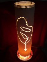 Luminária PVC Terço